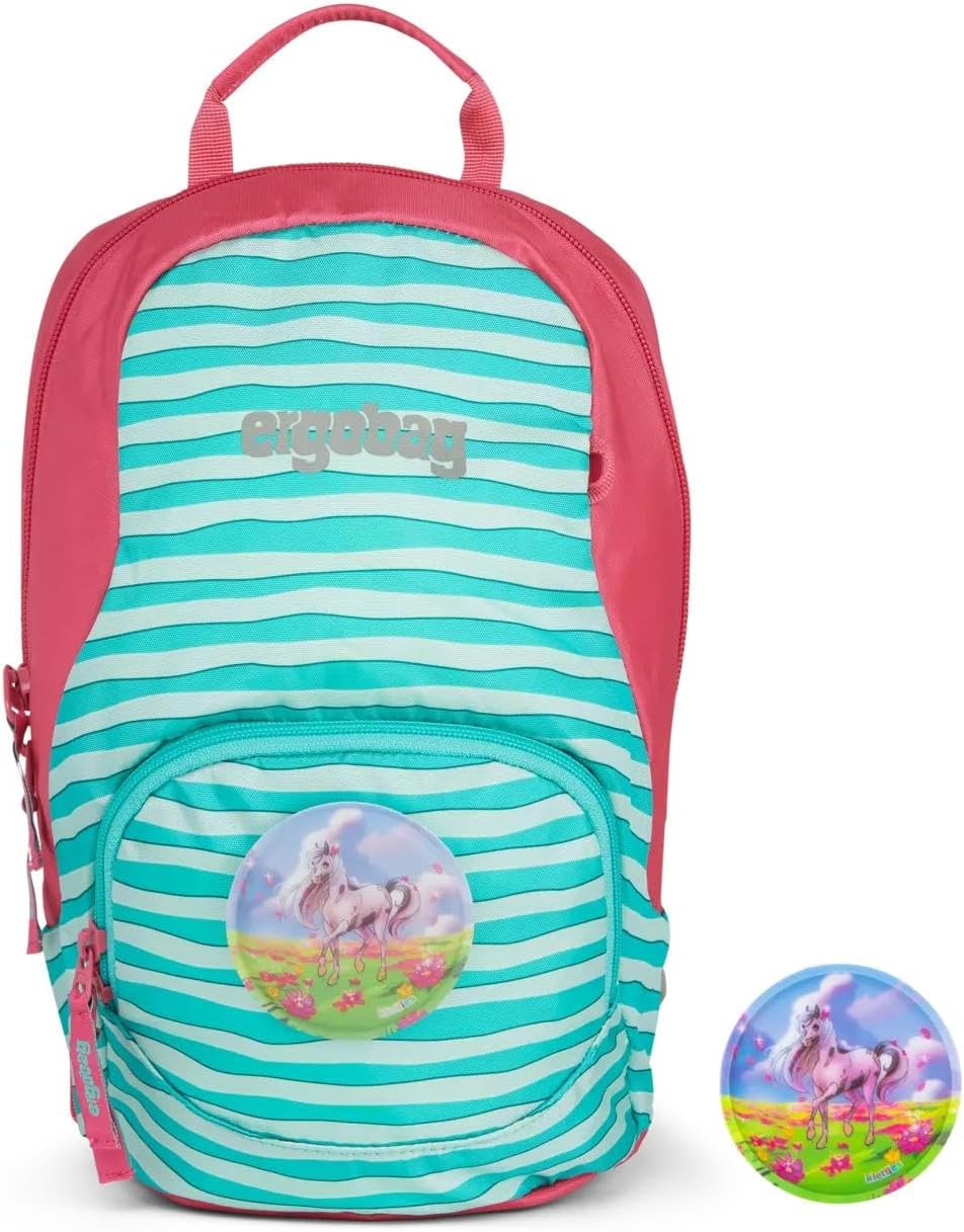 ergobag Ease Small Freizeitrucksack, Kindergartenrucksack, 6 Liter, 270 g S Bärta - Türkis, S Bärta