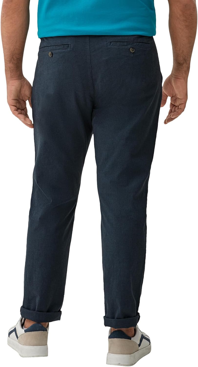 s.Oliver Regular: Chino aus Baumwollstretch 38W / 36L Blau, 38W / 36L Blau