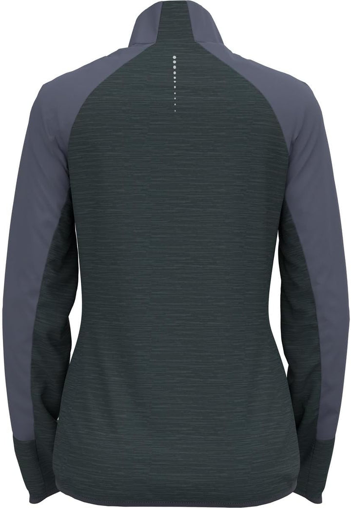 Odlo Damen Run Easy Warm Hybrid Jacke Isolationsjacke L india ink - folkstone gray, L india ink - fo