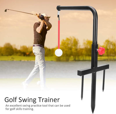 RiToEasysports Golf Swing Trainer Golf Swing Groover Golfballtraining Schlagübungswerkzeug Golf Frei