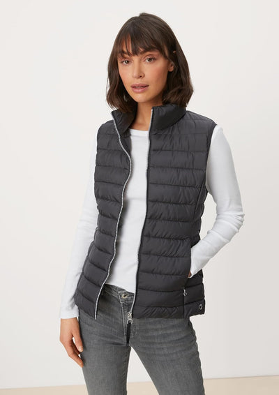 s.Oliver Damen Outdoor Weste 38 Schwarz, 38 Schwarz