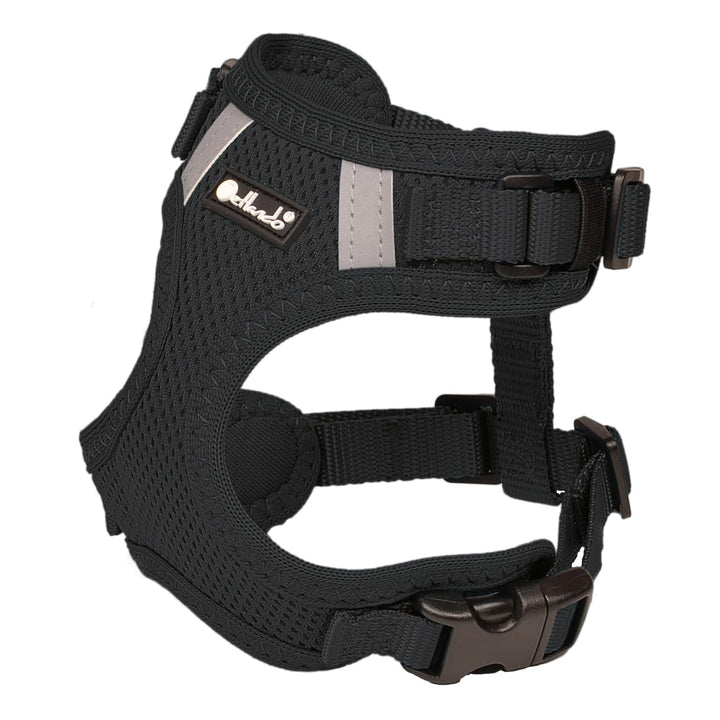 Petlando Hundegeschirr Mesh Vest, leichtes Brustgeschirr aus weichem Mesh & Nylon, stufenlos verstel