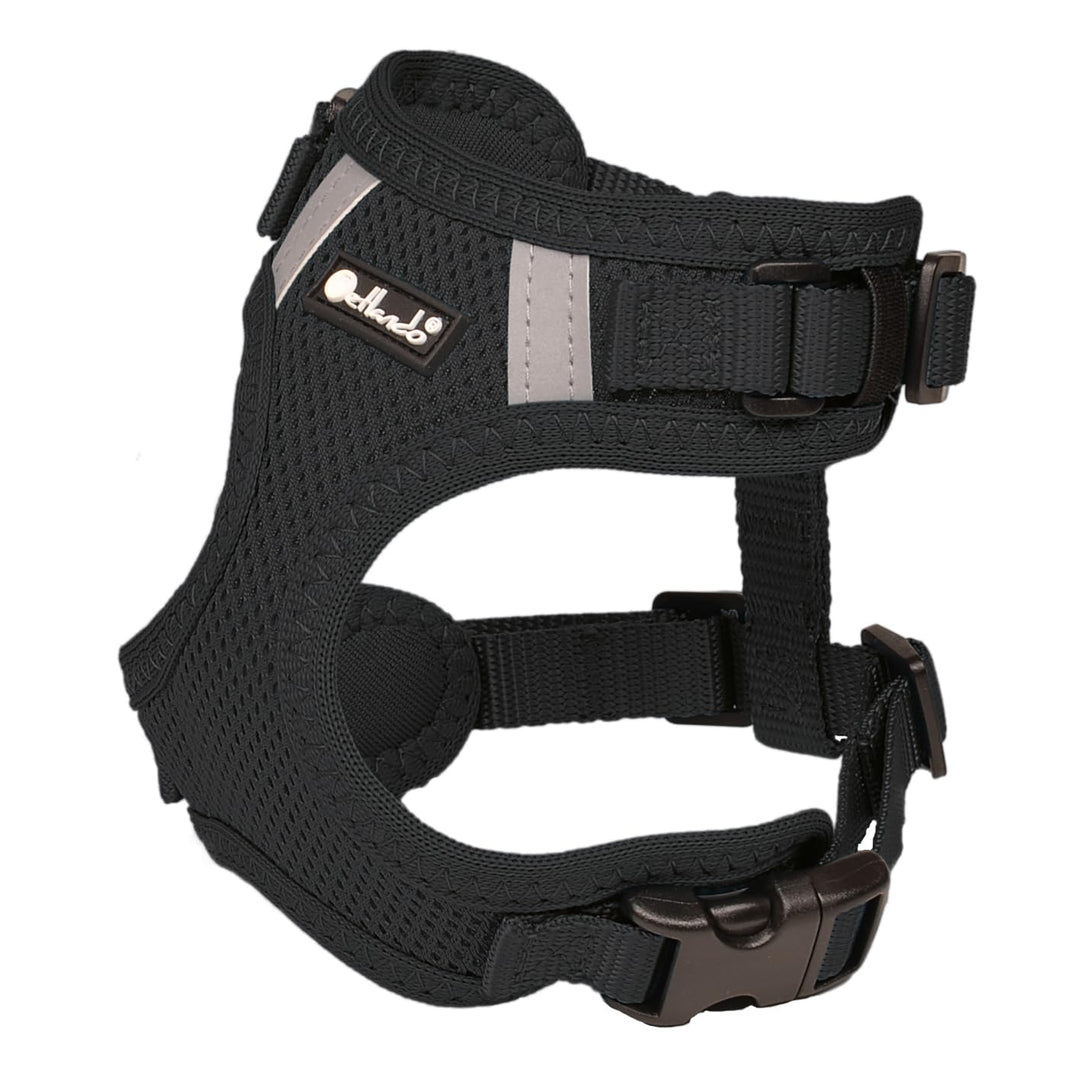Petlando Hundegeschirr Mesh Vest, leichtes Brustgeschirr aus weichem Mesh &amp; Nylon, stufenlos verstel