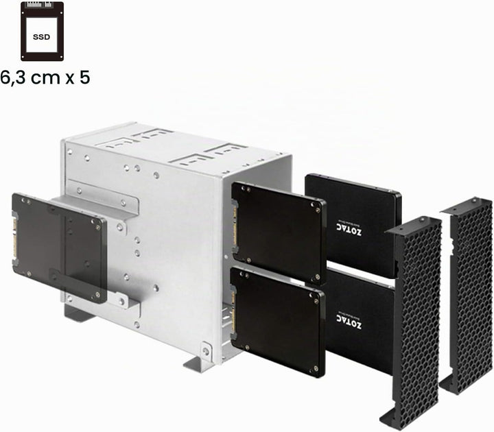 SilverStone Technology RM42-502, 4U Rackmount-Server Gehäuse, 240mm AIO, USB Typ-C, Kensington Schlo
