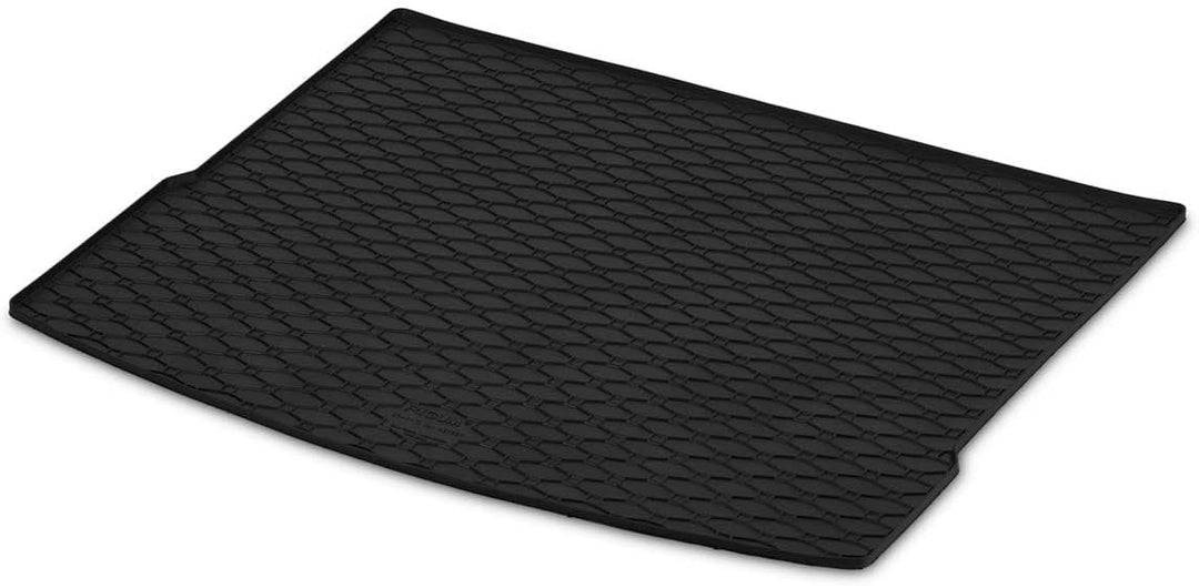 AZUGA Gummi Kofferraummatte mit erhöhtem Rand passend für VW Tiguan ab 4/2016-1/2024 (Variabler Bode