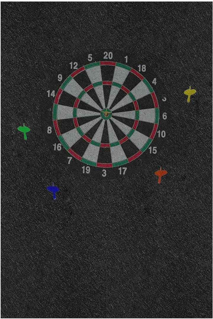 Dartscheiben-Wandschutz – Wandfliesen, Dartscheiben-Umrandung, grosse schwarze Rückwand für Männer,