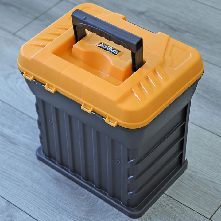 Werkzeug Organizer Koffer mit 4 Sortimentskasten Sortierbox Kleinteilkoffer SET Werkzeugkoffer Sorti