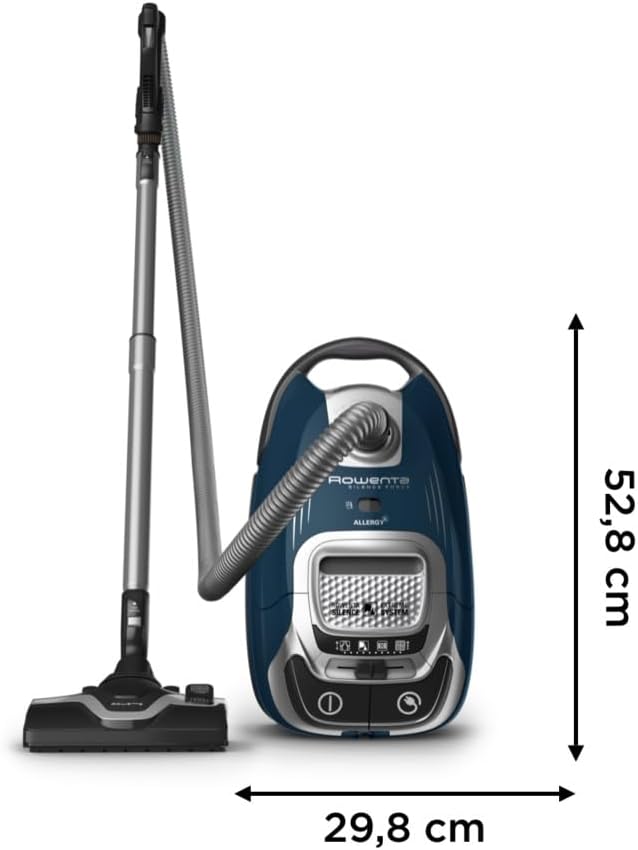 Rowenta RO7451 Silence Force Effitech Bodenstaubsauger mit Beutel | 400 Watt | extrem leise mit 57 d