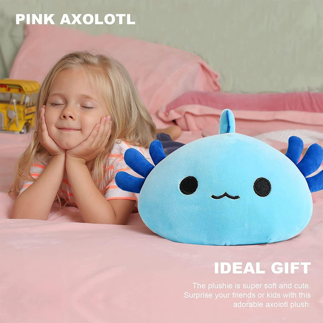 shownicer Plüschtier Axolotl Stofftier Kawaii Salamander Plüsch, Axolotl Kuscheltier Plüschkissen Sp