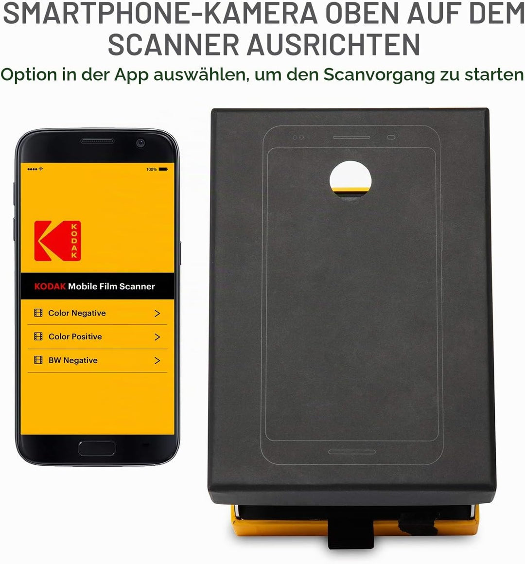 KODAK Mobiler Filmscanner – Scannen und speichern Sie alte 35-mm-Filme und Dias mit Ihrer Smartphone