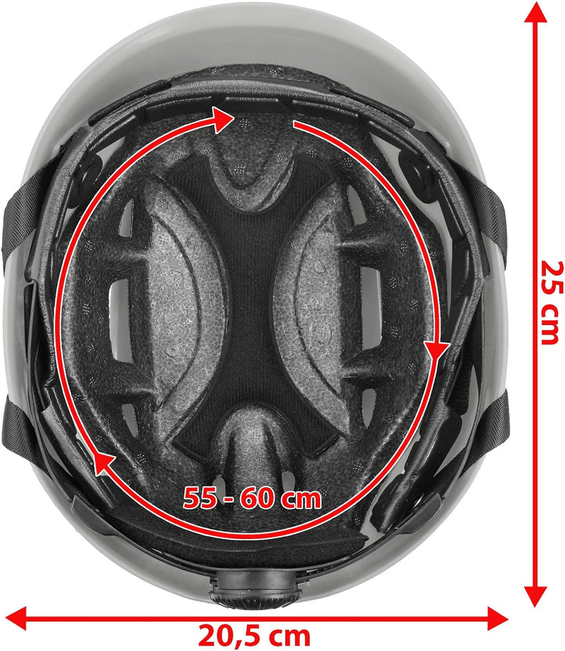 ALPIDEX Universal Kletterhelm für Jugendliche und Erwachsene EN12492 Klettersteighelm in unterschied