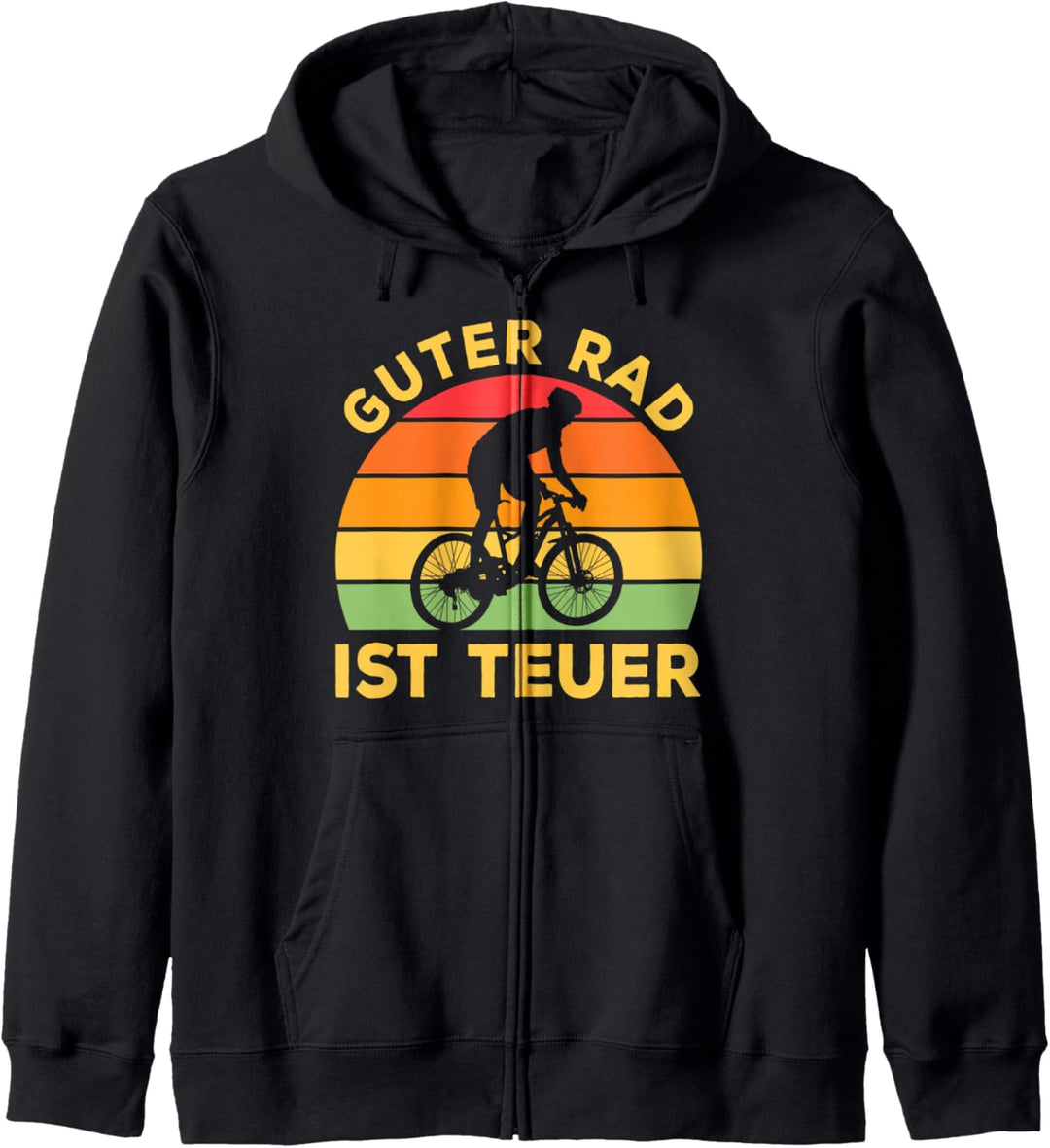 Guter Rad Ist Teuer Radfahrer Spruch MTB Mountainbike Retro Kapuzenjacke