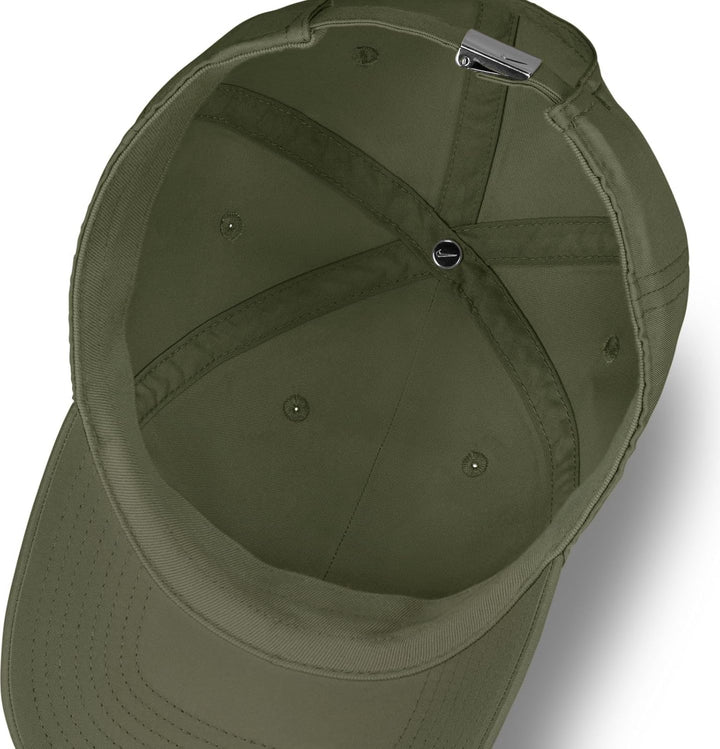 Nike Herren Baseballkappe Df Club S-M Medium Olive/Metallic Silver, S-M Medium Olive/Metallic Silver