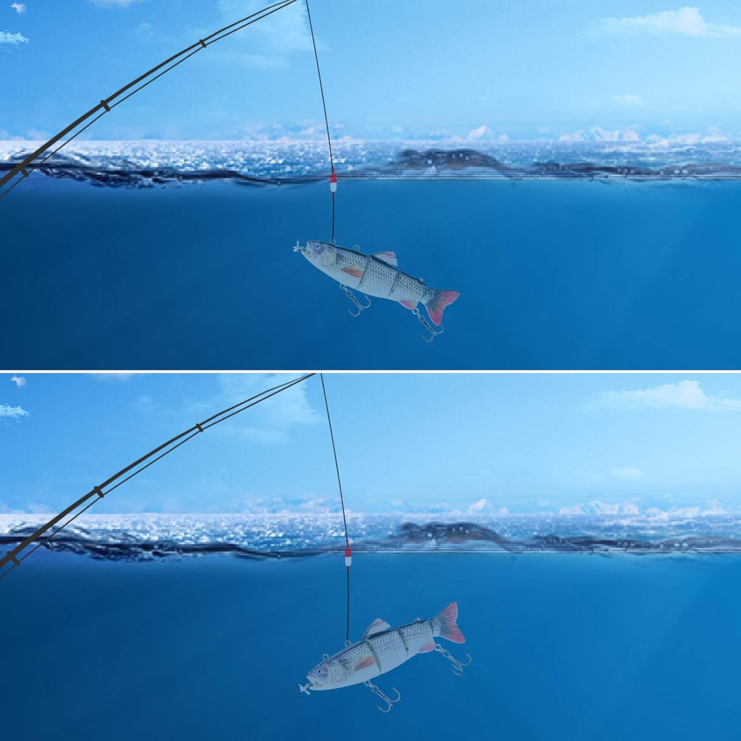ods lure Robotic Schwimmköder USB wiederaufladbar Fischköder mit LED Licht Elektrischer Angelköder m