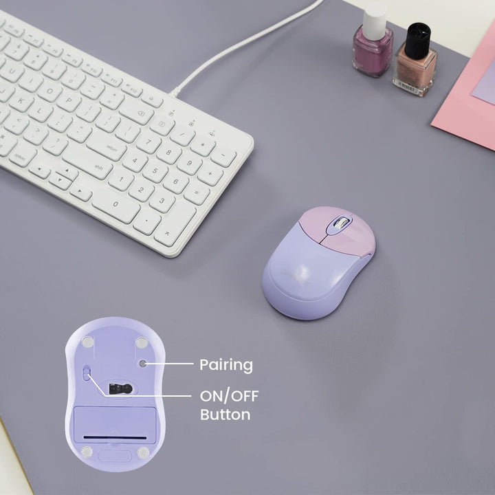 Perixx PERIMICE-802PP kabellose Bluetooth-Maus, tragbares Design, kompatibel mit Windows, iOS und An