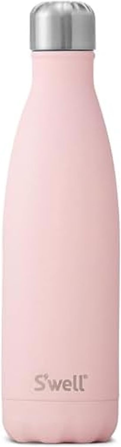 S'well Vakuumisolierte Edelstahl-Wasserflasche, 500 ml, Pink Topaz 500ml Pink Topaz, 500ml Pink Topa