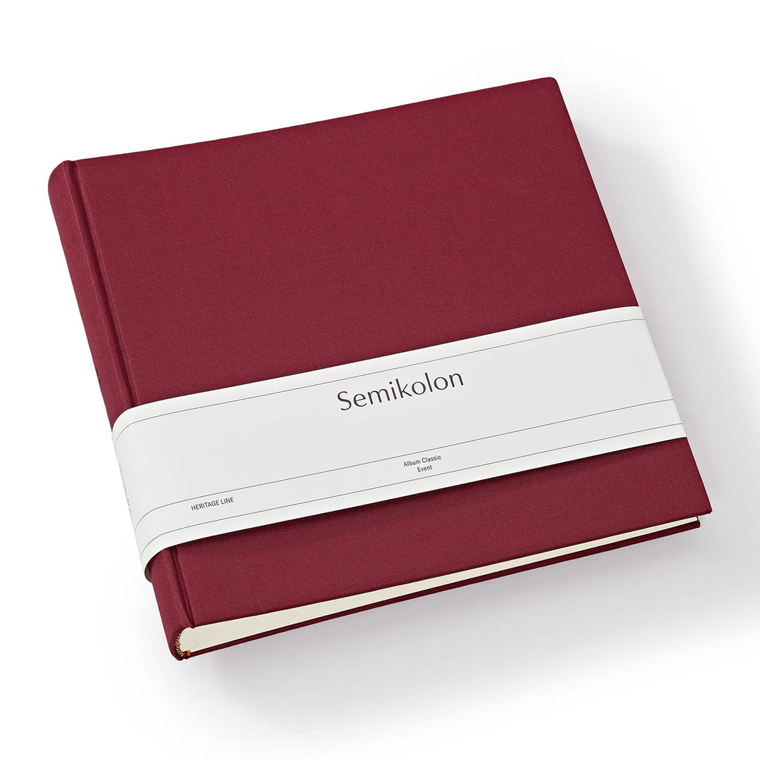 Semikolon 368388 Foto-Album Classic Event – 24 x 23 cm – 60 Seiten cremefarben, für ca. 60 Fotos – b