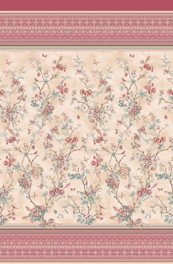 Bassetti Foulard, Baumwolle, ROSA, 270x270 270x270 Rosa, 270x270 Rosa
