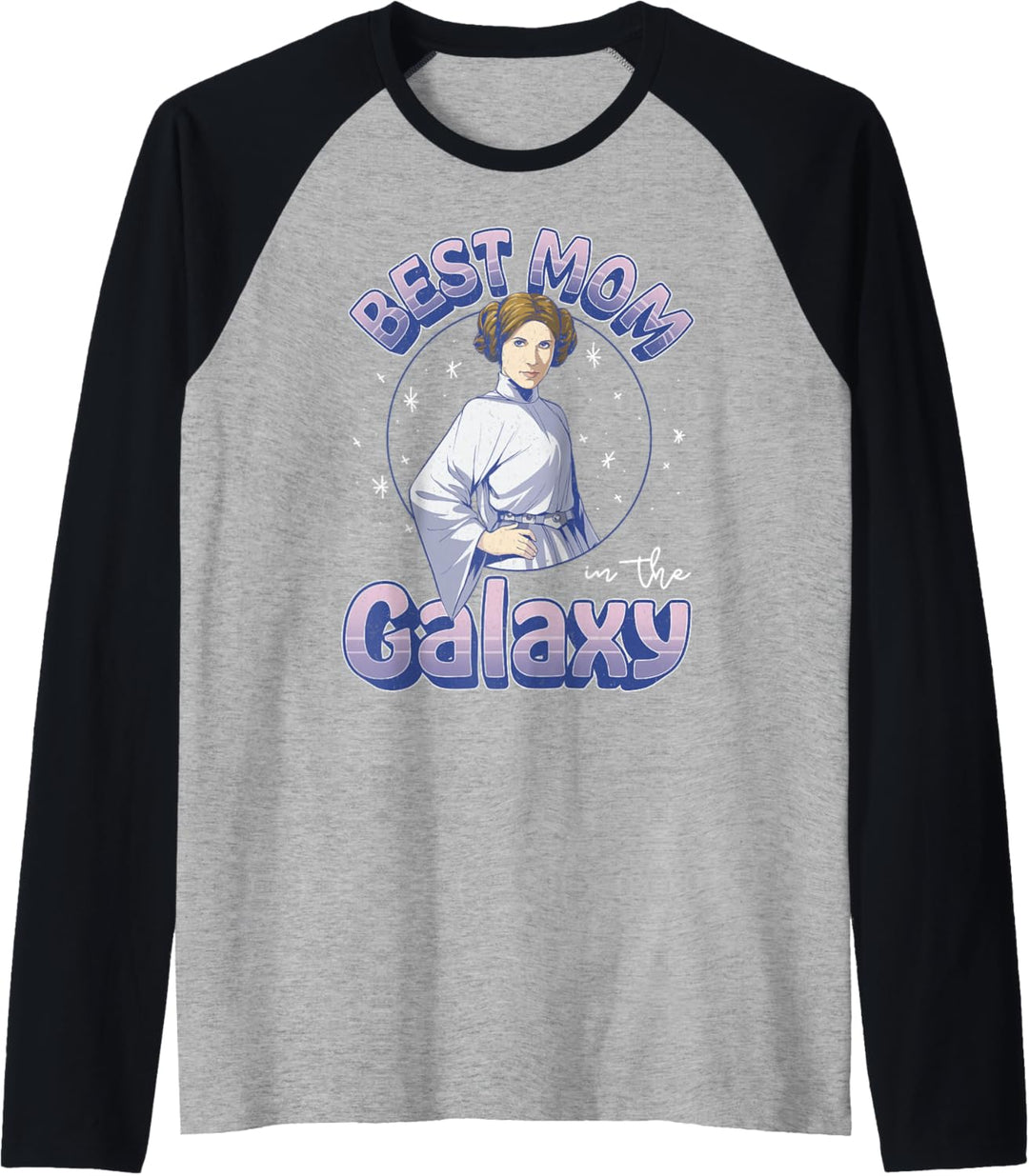 Star Wars Muttertag Best Mom In The Galaxy Princess Leia Raglan