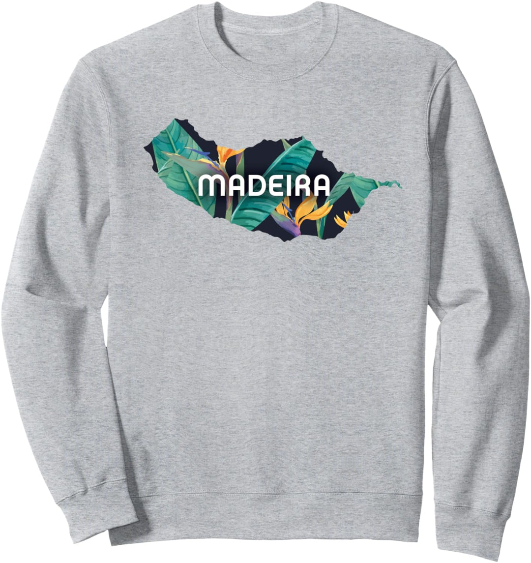 Madeira Portugal Blumen Sweatshirt