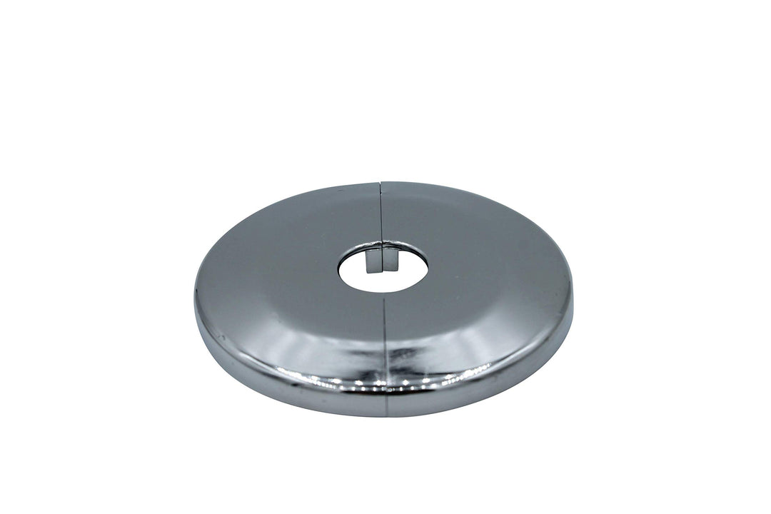 FUX 6 Stück Einzel Heizungsrohr Rosette, grosser Aussen-Ø 65mm, Innen-Ø 10mm - 43mm, Heizung, Rohrab