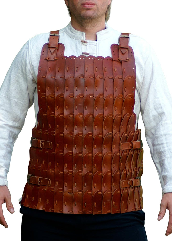 Ulfberth Leder Lamellen Rüstung aus starkem Leder - Lamellenpanzer