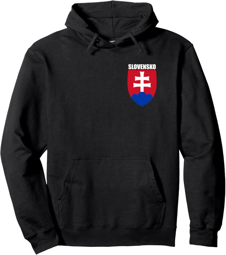 Slovensko Slovakian Coat Of Arms Souvenir Slovak Republic Pullover Hoodie