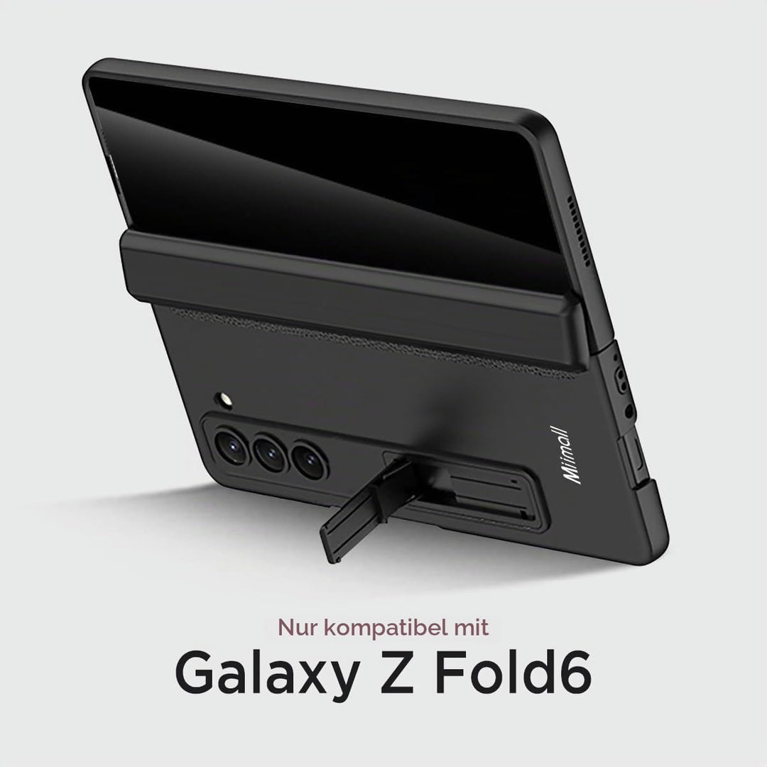 Miimall Kompatibel mit Samsung Galaxy Z Fold 6 Hülle mit Displayschutz Anti-Peeping+Magnetischer Sch