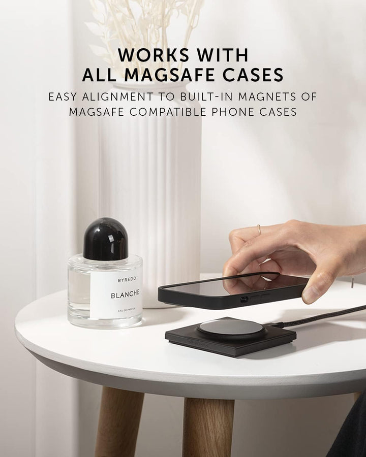 Native Union Drop Magnetisches Kabelloses Ladegerät–MagSafe-Kompatibel für iPhone 14/14 Plus / 14 Pr