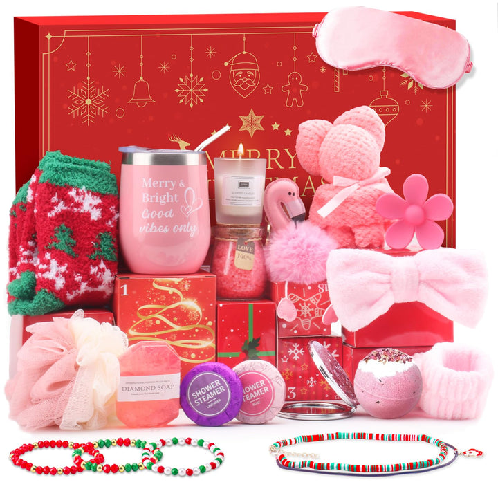 Adventskalender für Frauen 2025 - Weihnachtskalender mit Beauty-Produkten, Schmuck, Accessoires - Pe