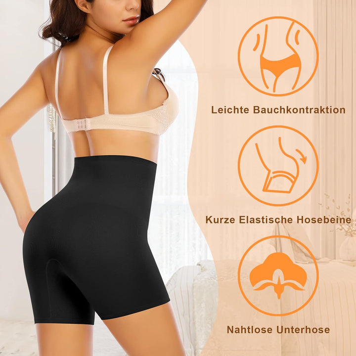 YARRCO Bauchweg Unterhose Damen Shapewear Miederhose Hohe Taille Figurformende Unterwäsche Leggings
