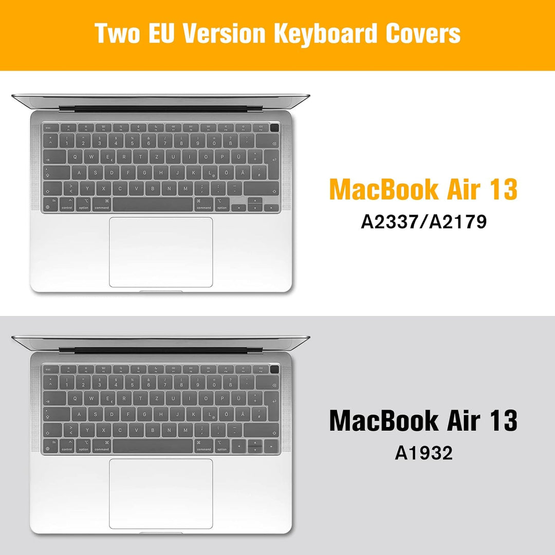 Fintie Hülle kompatibel mit MacBook Air 13 (2018-2020 Version) A2337(M1)/A2179/A1932, Ultradünne Har