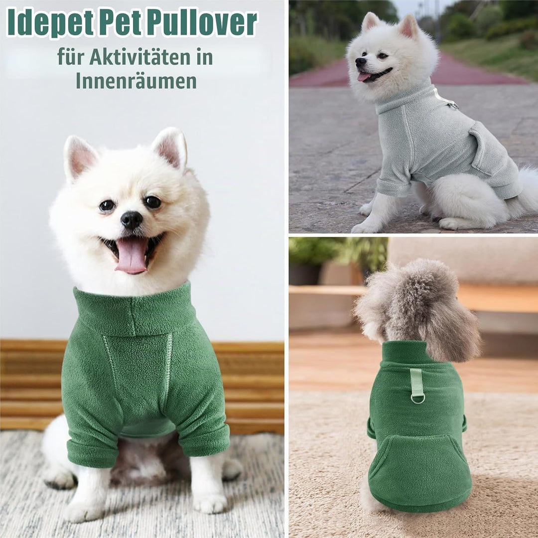 Mosukoirl Hundepullover Hund Hoodie Haustier Warme Mäntel Baumwolle Sweatshirts Hund Kleidung mit Ta