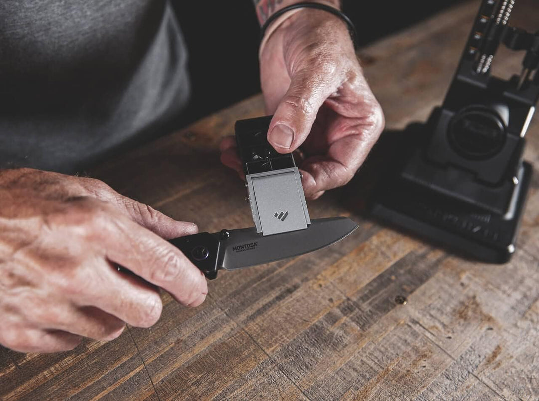 Work Sharp Schärfgerät Precision Adjust Knife Sharpener - manueller Messerschärfer mit einstellbarem