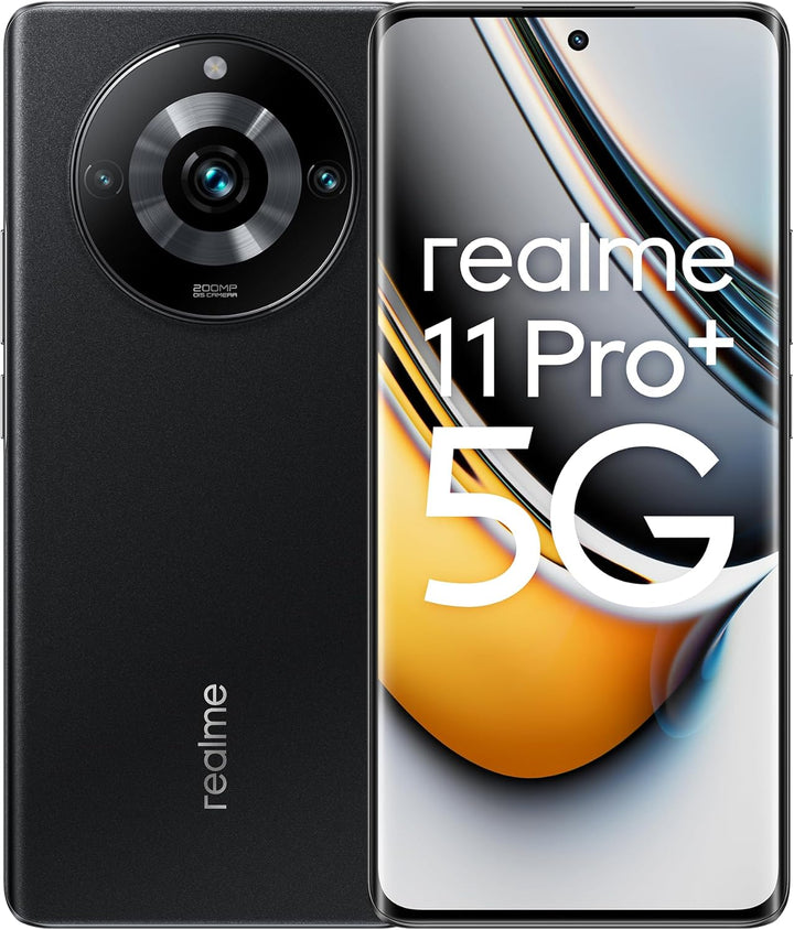 realme 11 Pro+ 5G 12+512GB Smartphone, 200MP OIS SuperZoom Camera, 120Hz Curved Vision Display, 5000