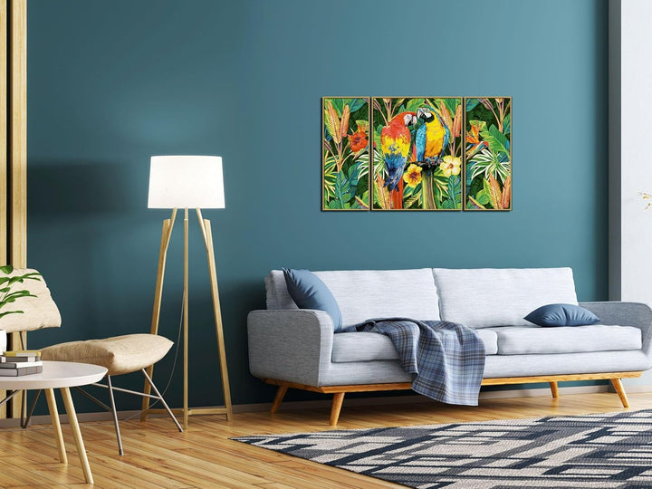 Schipper 609260853 Malen nach Zahlen - Papagaien im Regenwald -Bilder malen für Erwachsene, inklusiv