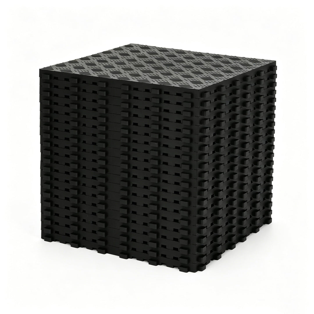 bimiti 20 Stück 40x40cm PVC Garagenboden, Garagenboden Fliesen aus Gummi, Garagenboden Schutzmatte r