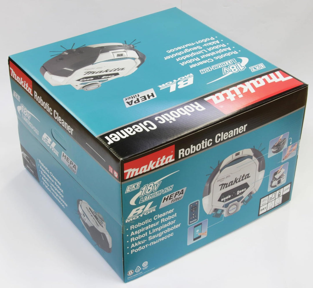 Makita DRC300Z Saugroboter 18V (ohne Akku und Ladegerät), Weiss/Schwarz