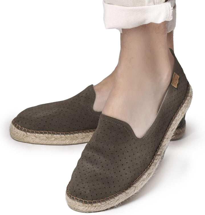 Toni Pons DAN-AY - Espadrille für Herren Wildleder. 39 EU Khaki, 39 EU Khaki