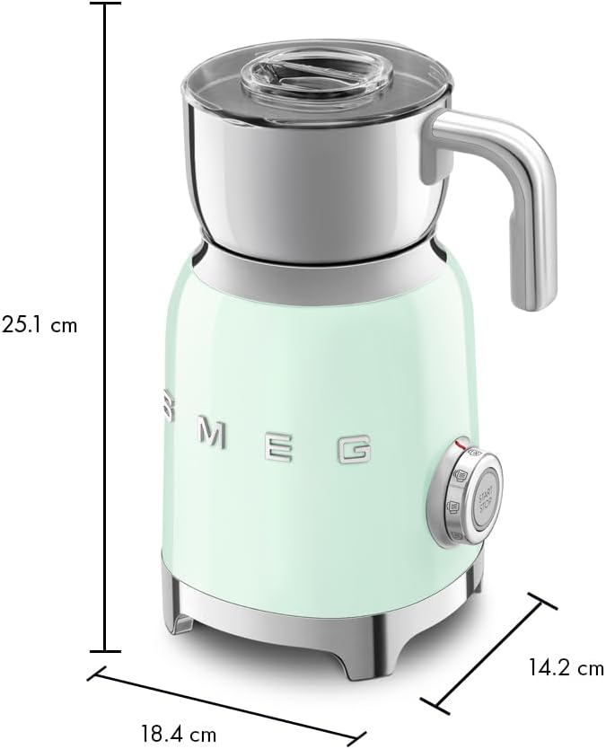 SMEG - Máq. Barista MFF11PGEU, Pastellgrün, Pastellgrün