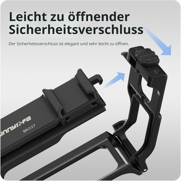 Gdraco Xplorer Grip Kit für Insta360 Ace Pro/2 Seitengriff Griff für Insta360 Ace Pro 2/Ace Pro