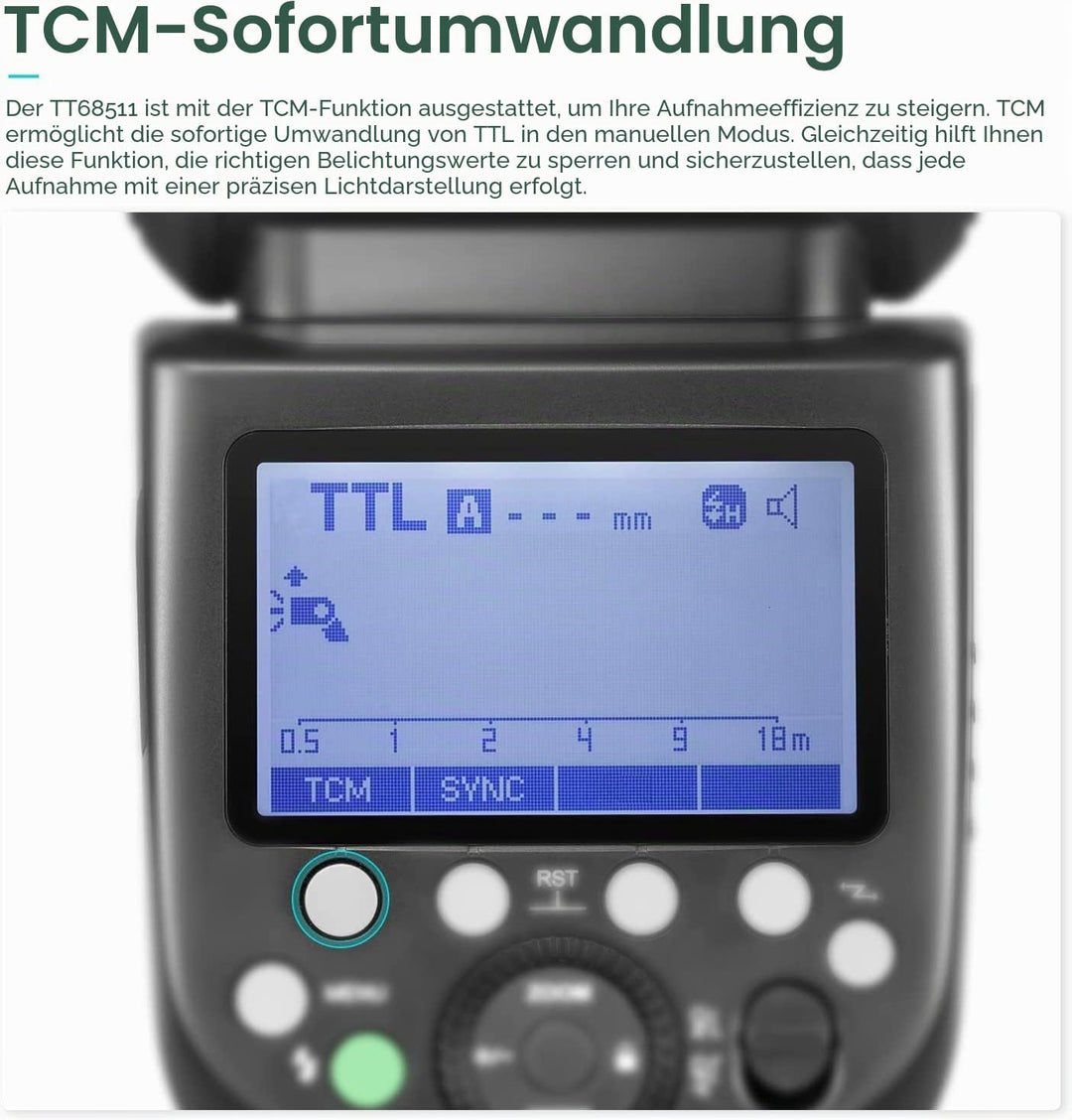 Godox TT685II-O TT685OII Speedlite TTL-Blitzkamera 2.4G HSS High Speed 1/8000s GN60 Kompatibel m