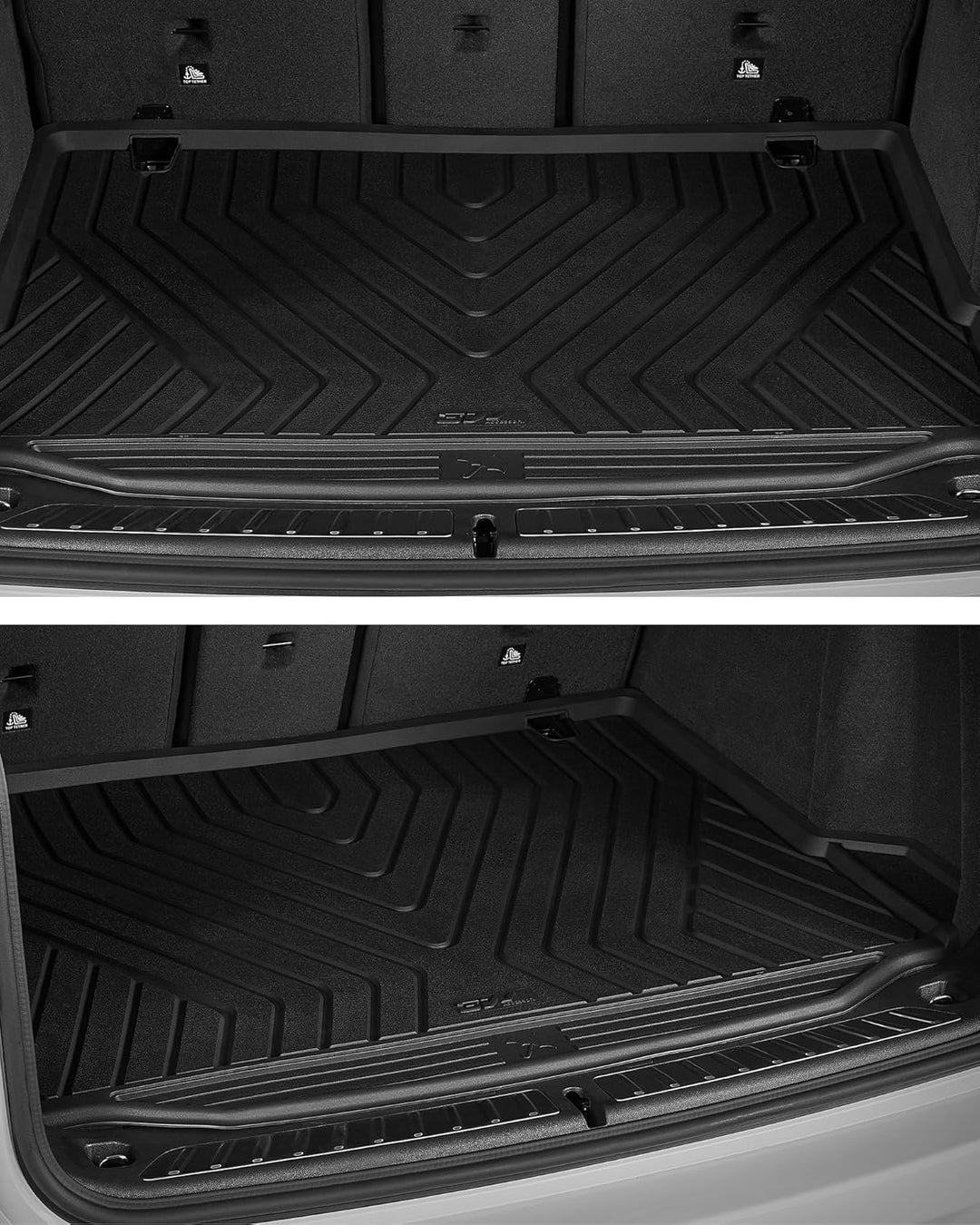 3W Kofferraumwanne für BMW X1 U11 2023-2025 2026 (Nicht für X1 xDrive25e Benzin-Hybrid), Recycelt Al