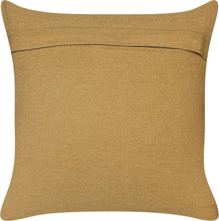Set aus 2 Kissen mit orientalischem ethnischem Muster aus Jute und Wolle 45 x 45 cm mehrfarbig Saron