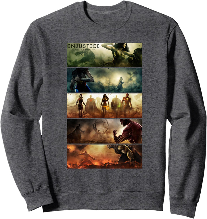 Injustice: Gods Among Us Panels Sweatshirt