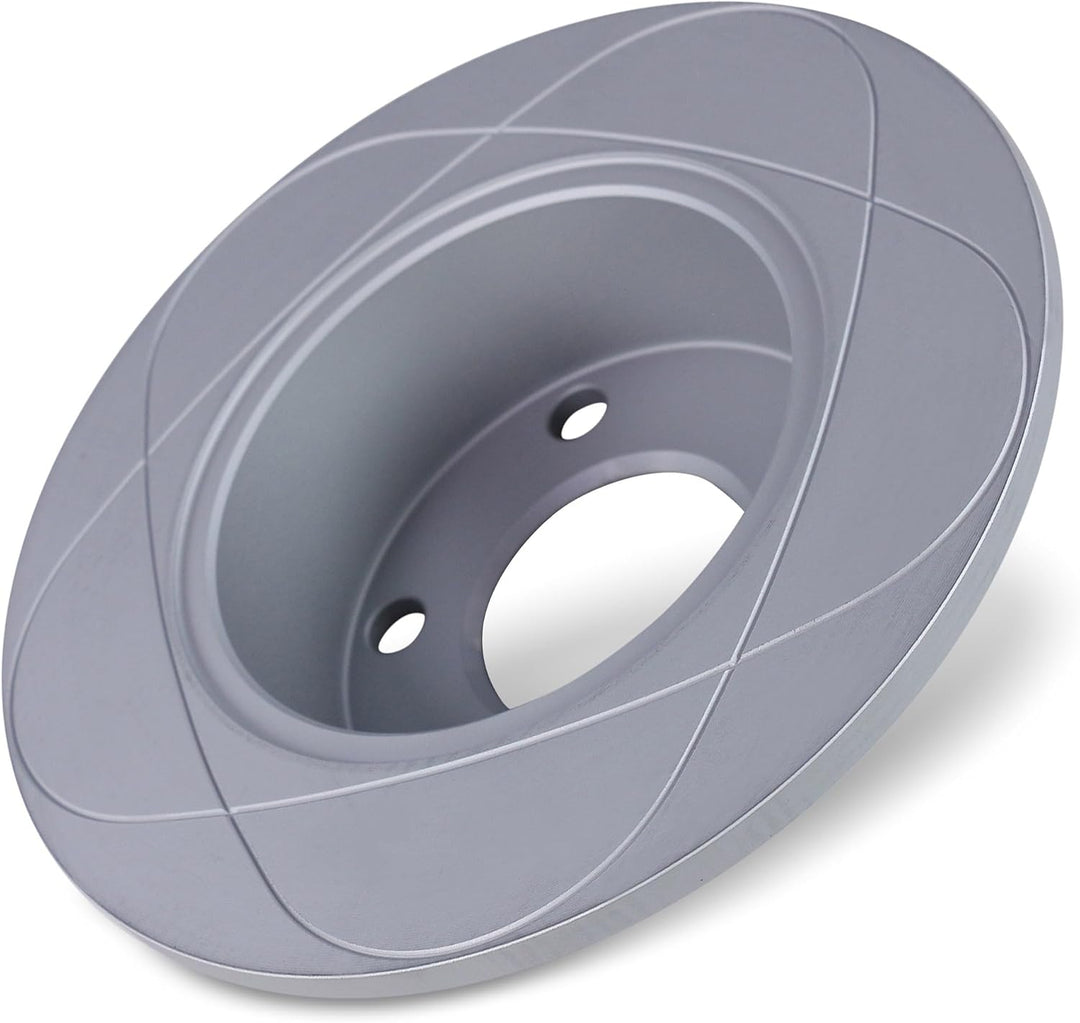 ATE Bremsenset Hinterachse inkl. Power Disc Bremsscheiben Hinten Ø 245 mm Voll und Bremsbeläge Hinte