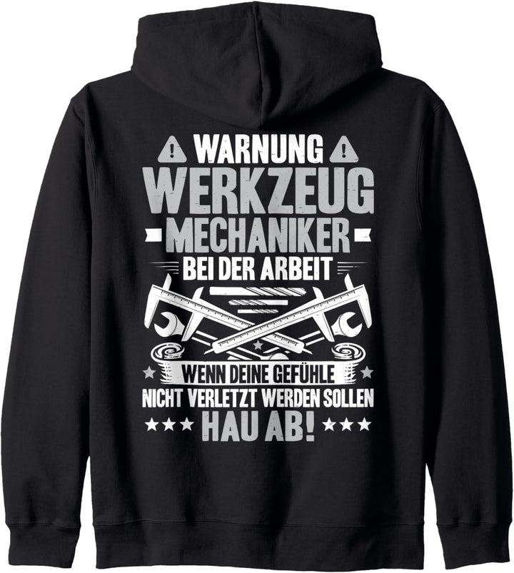 Werkzeugmacher Bei Der Arbeit Werkzeugmechaniker Kapuzenjacke