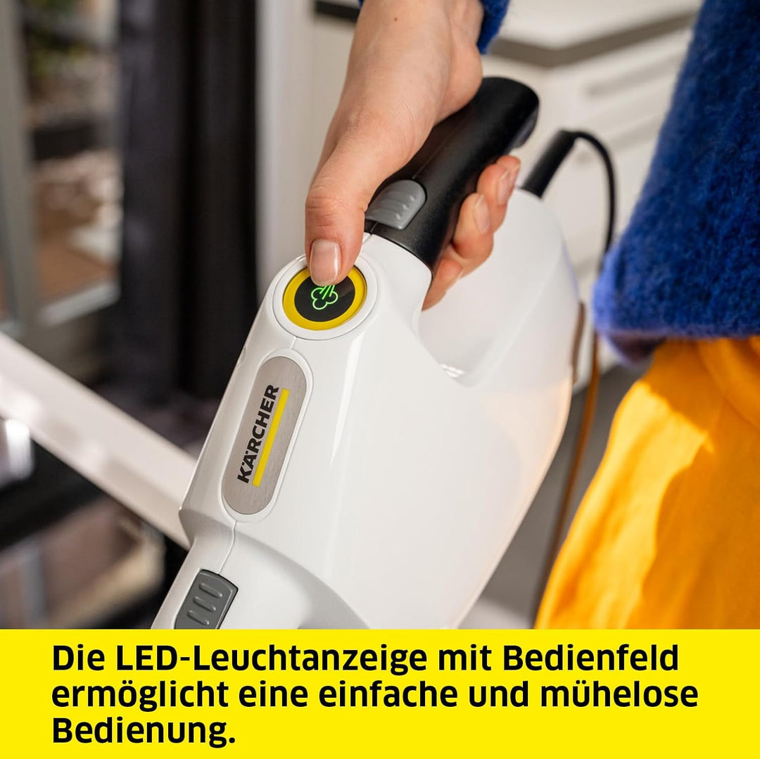 Kärcher Dampfreiniger SC 1 Multi, Aufheizzeit: 30 s, Heizleistung: 1.300 W, Flächenleistung: 30m², T