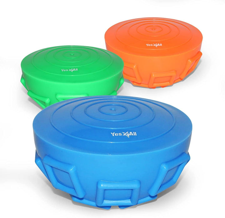 Yes4All Balance Igel 6X Set Balance Pods; Balance-Igel Ø 16 cm; Balance-Halbball in drei Formen für