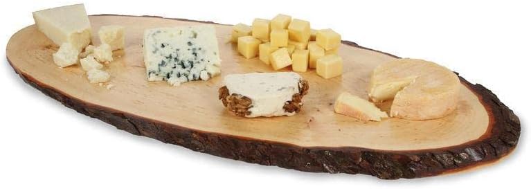 BOSKA Rindenbrett Erlenholz L/für das zubereiten und servieren von Snacks / 28,5 cm/Holz/Braun 62 x